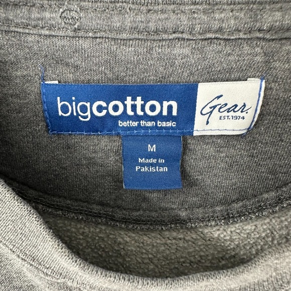 University Of San Diego Toreros Big Cotton Mens Gray Graphic Sweatshirt Size M - Picture 6 of 8